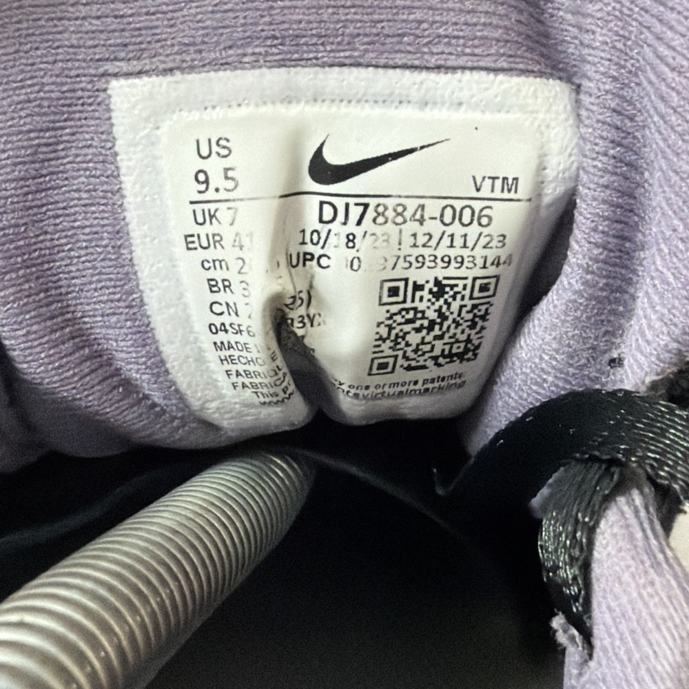 Nike WMNS Structure 25 Black Daybreak Lilac‎ Bloom DJ7884-006 Women's Size 9.5 - Picture 6 of 16